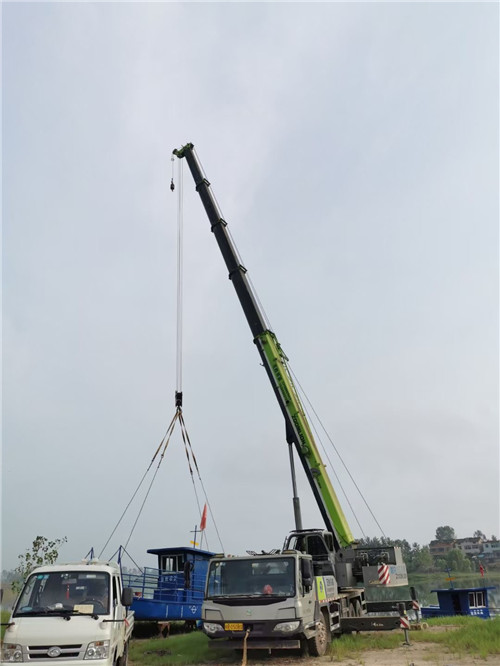 周宁县桥梁建设吊装案例